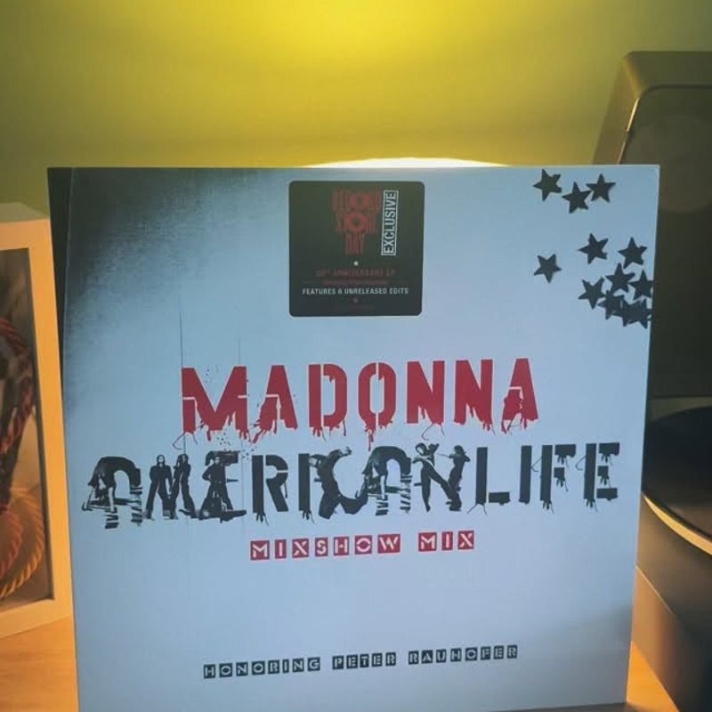 American Life Mixshow Mix by Madonna on vinyl, from @zanesgreenroomvinyls