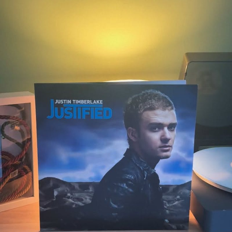 Justified by Justin Timberlake on vinyl, from @zanesgreenroomvinyls