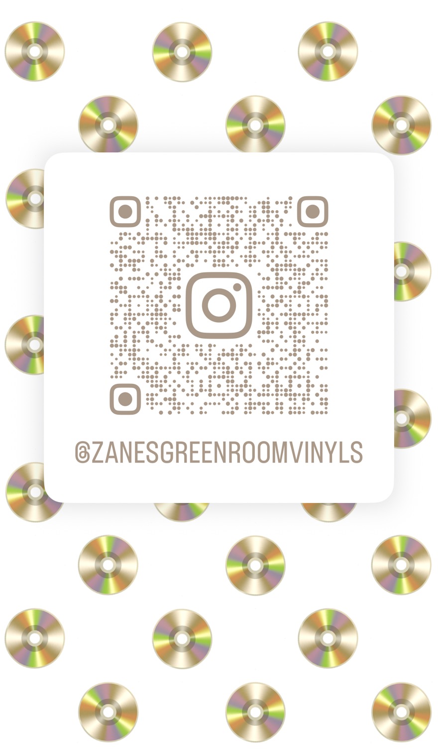 Instagram QR code for @zanesgreenroomvinyls